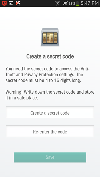 create secret code