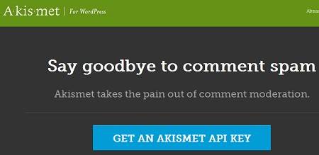 get an akismet API key